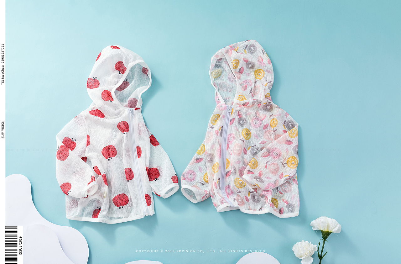 童裝攝影丨簡木視覺 × 兒童服飾 防曬服 靜物產(chǎn)品拍攝