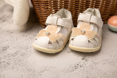 可愛蝴蝶結涼鞋童鞋兒童用品攝影圖 攝影圖 下載至來源處