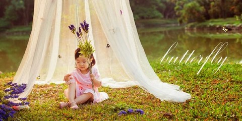 秋季應該怎樣拍室外兒童攝影