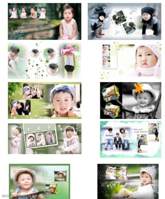 外景兒童攝影圖片素材