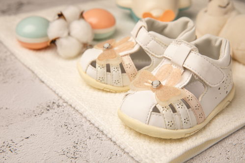 可愛蝴蝶結(jié)涼鞋童鞋兒童用品攝影圖 攝影圖 下載至來源處