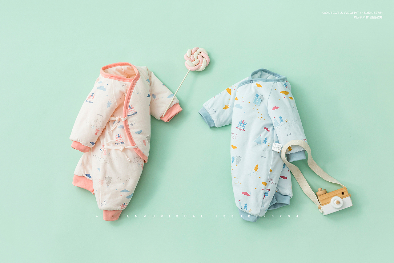 嬰兒服飾攝影 | 兒童服爬爬服 母嬰用品靜物產(chǎn)品拍攝|攝影|產(chǎn)品攝影|簡木視覺