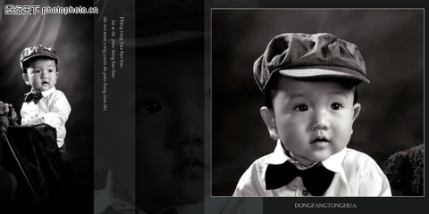 芭比娃娃與黑白肖像 影樓兒童攝影的藝術(shù)設(shè)計