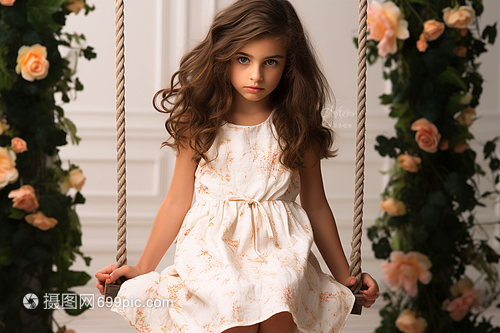 秋千上的童真時光 兒童攝影的藝術(shù)捕捉